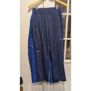 Lot of 2Greys Anatomy By Barco size XS Navy Blue and Royal Blue Scrub Pants 0111